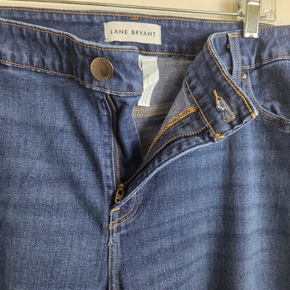 Lane Bryant Dark Wash Wide Leg Jeans - Picture 10 of 12